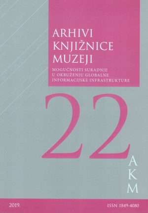 Arhivi, knjižnice, muzeji 22 : zbornik radova